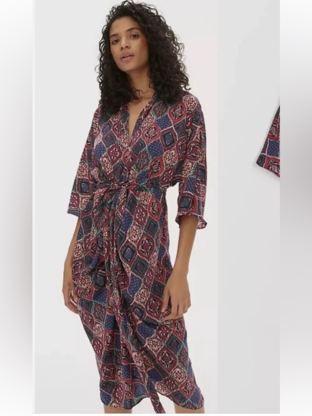 Anthropologie Miska kimono midi dress